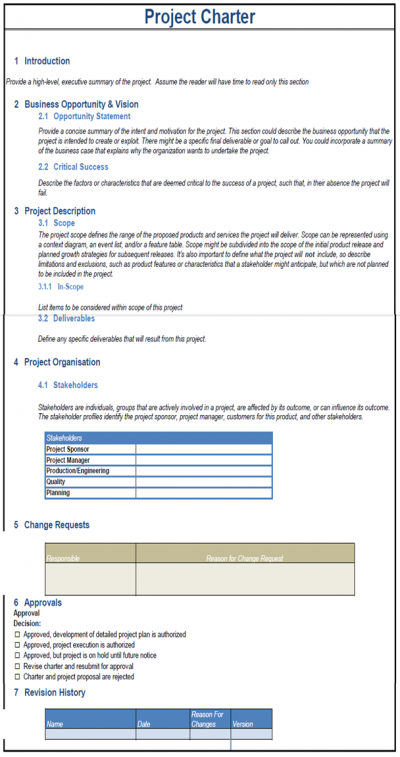 6 Sigma and DMAIC - Project Charter - Weigh Label